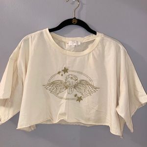 Princess Polly cropped tee